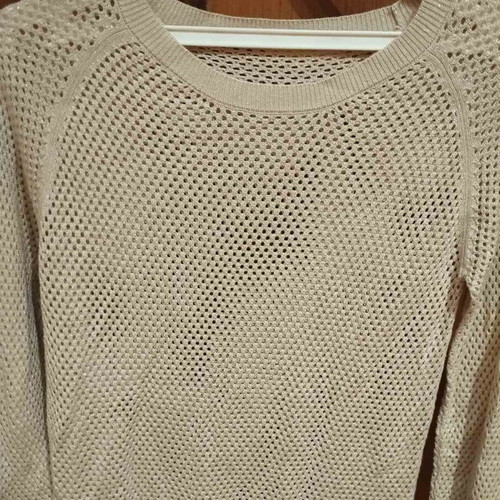 Mayoral children's thin knit sweater with inner vest, like new, beige