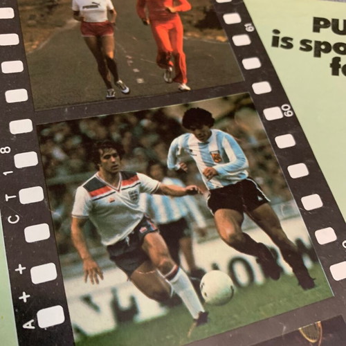 Puma promotional leaflet 1982 used