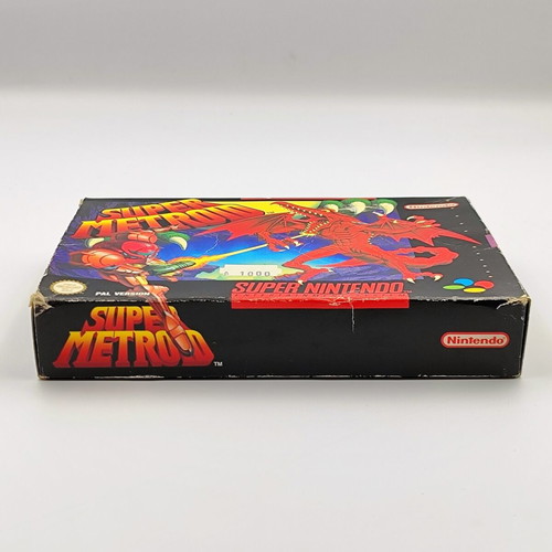Super Metroid SNES Complete in Box used PAL ESP Super Nintendo