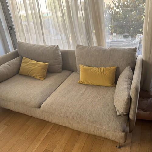 Two-seater sofa used in good condition