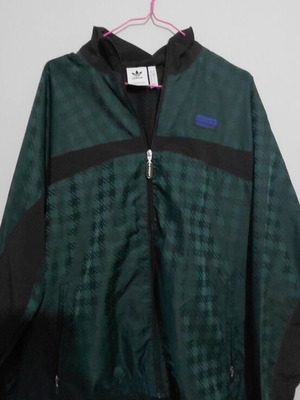 Αντιανεμικό μπουφάν Adidas XL σαν καινούργιο, σκούρο πράσινο μαύρο