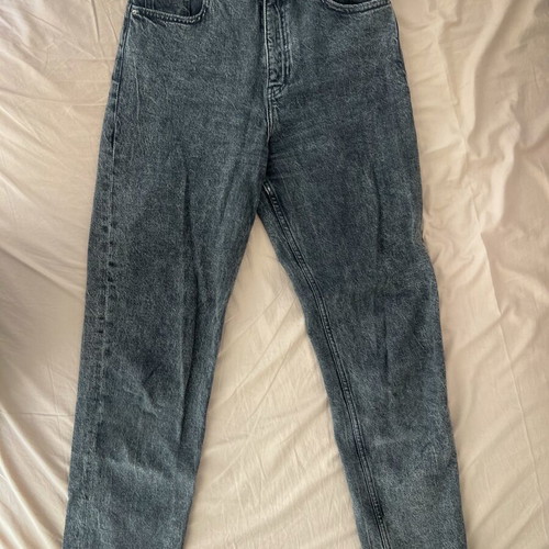 Zara mom fit jeans used, grey, size S