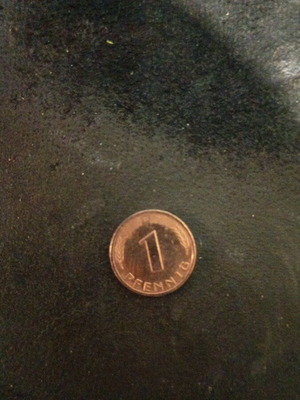 Collectible 1 Pfennig Coin Germany 1991 like new