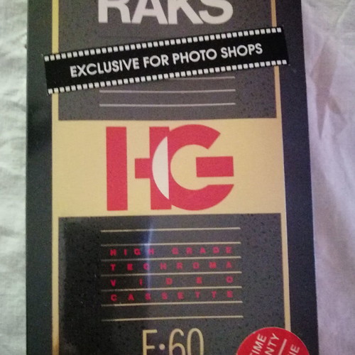 RAKS E-60 DVD cassettes new sealed