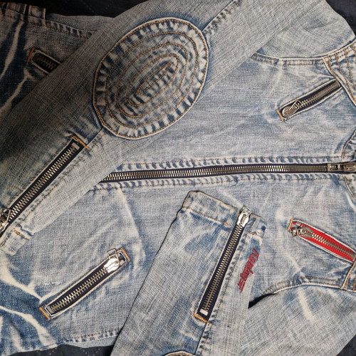 Replay denim jacket blue like new, size M