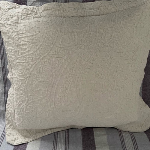 Zarahome decorative pillowcases with embossed texture, set of 2, 50x50 cm