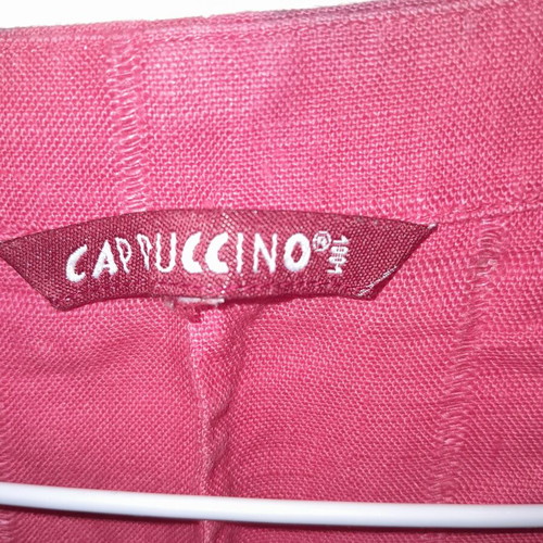 Cacharel women's linen sleeveless blouse coral color like new