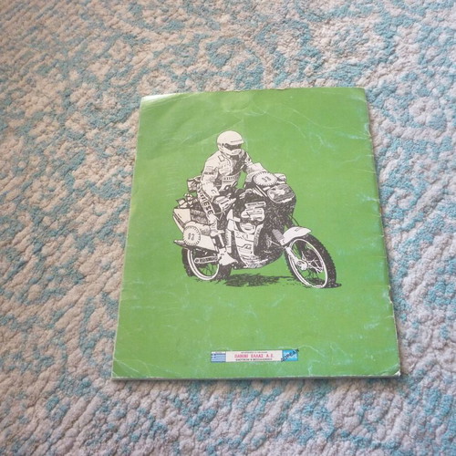 Motor Adventures Panini World Rally sticker album used