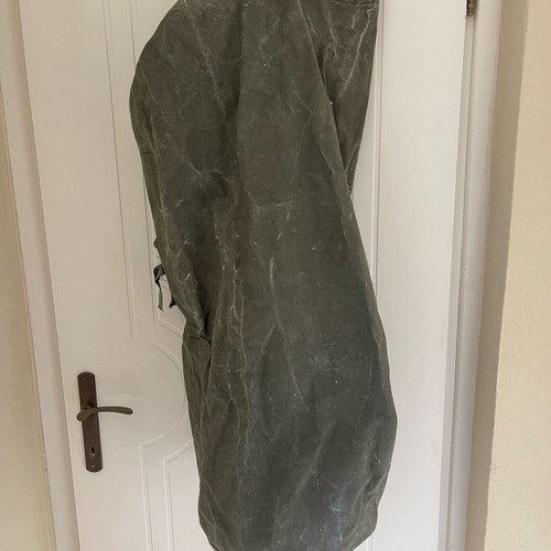 Greek Army Camouflage Clothing used, BDU set, wool sweater, M-65 jacket, campaign bag