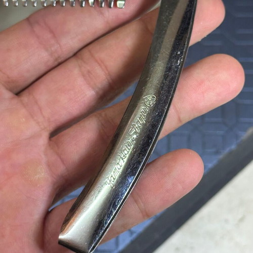 Vintage Yama Hair Shaper used, professional barber thinning tool
