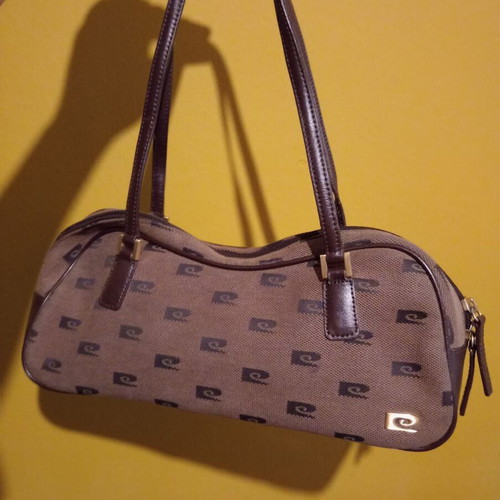 Pierre Cardin bag 2002, genuine leather and fabric, new