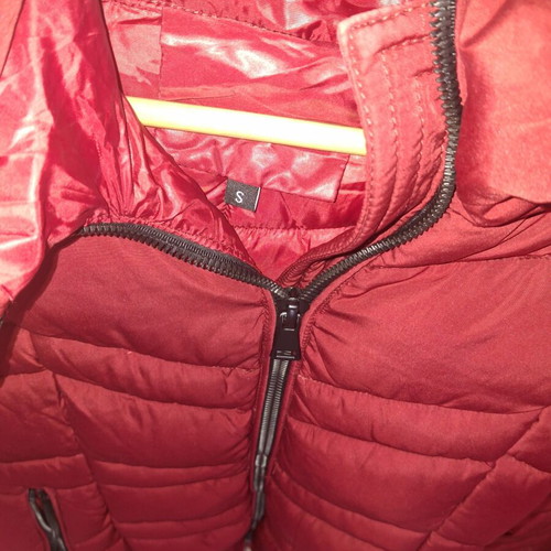 Puffer jacket, burgundy, size S