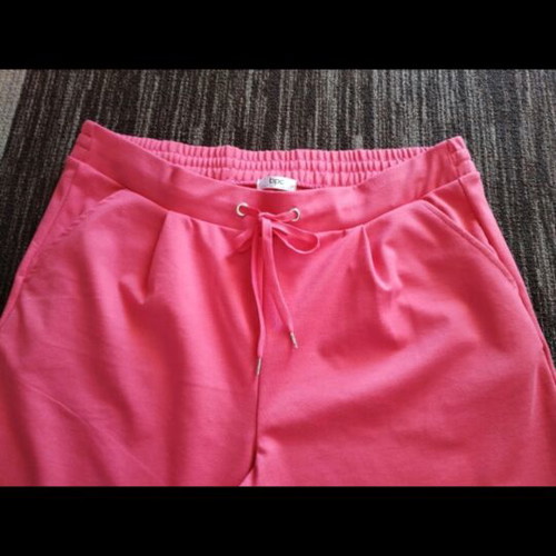 Bpc women's elastic pink pants new