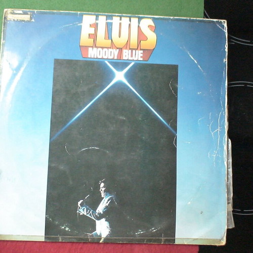 Elvis Presley Moody Blue vinyl used, rock