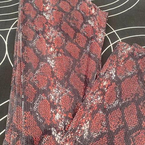 Pull&Bear pants with sequins and snake print size S like new
