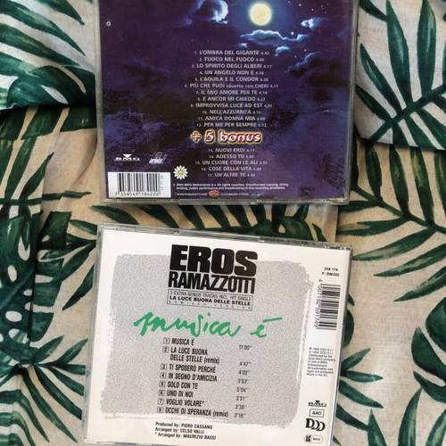 Eros Ramazzotti CD like new, pack of 2, entechno