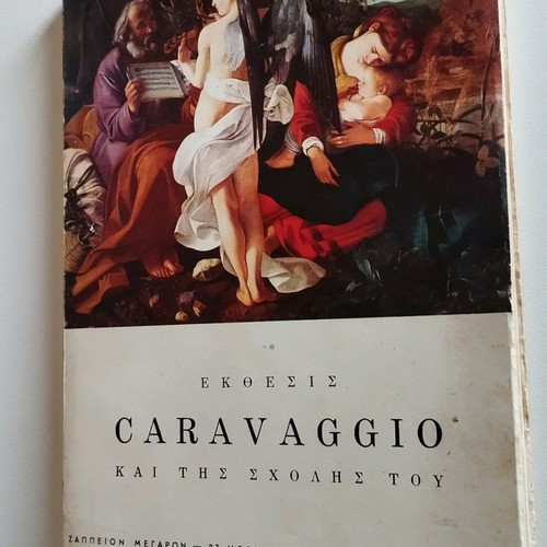 Caravaggio Exhibition and School used art book
