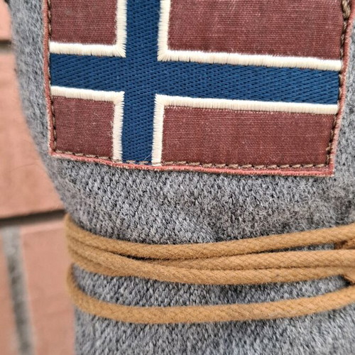 Napapijri women's boots like new, wool and leather, waterproof
