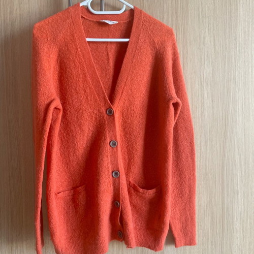 American Vintage cardigan used, wool, orange