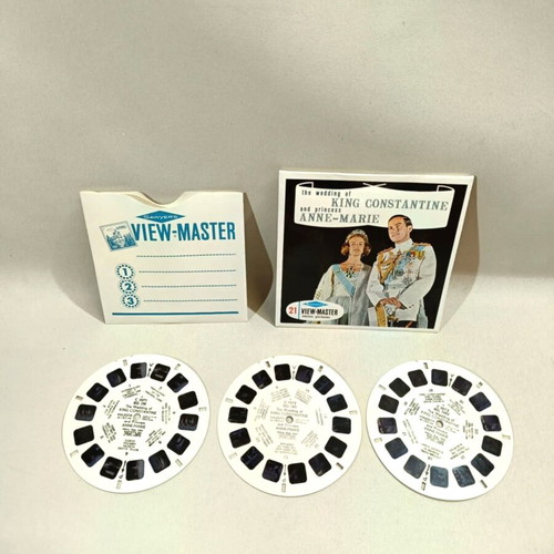 View Master reel new, wedding of Greek royal couple 60s