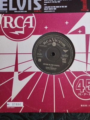 Elvis Presley Crying In The Chapel 10" single περιορισμένη έκδοση καινούργιο