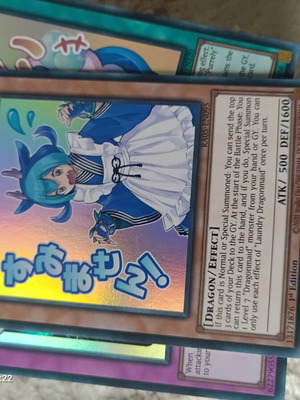 Laundry Dragonmaid Yu-Gi-Oh Card like new, Ultra Rare V.1