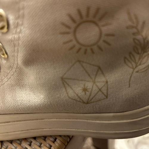 All Star Converse μπεζ μποτάκι δίπατο 37 σαν καινούργιο