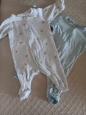 H&M Baby Sleepsuits 74cm like new, cotton