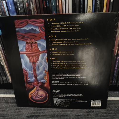 Virgin Steele The Marriage Of Heaven And Hell Part Two vinyl signed 1st press 1995 used