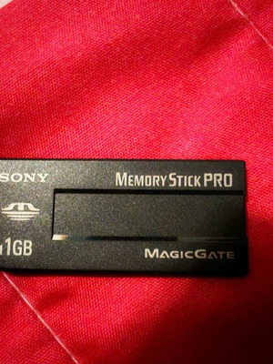 Sony Memory Stick Pro 1GB memory card like new