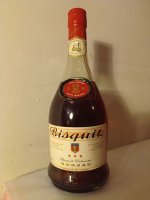 Cognac Bisquit collectible old bottle 60's-70's new