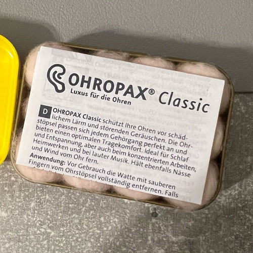 Ohropax noise protection new, pack of 12