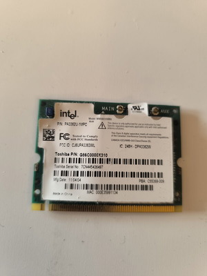 Intel PRO/Wireless 2200BG Mini PCI Wi-Fi Card like new