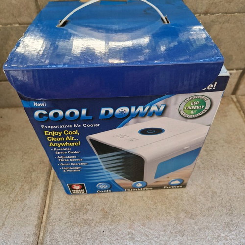 Φορητό μίνι air cooler υδρονέφωσης και υγραντήρας με τροφοδοσία USB καινούργιο