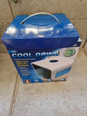 Φορητό μίνι air cooler υδρονέφωσης και υγραντήρας με τροφοδοσία USB καινούργιο