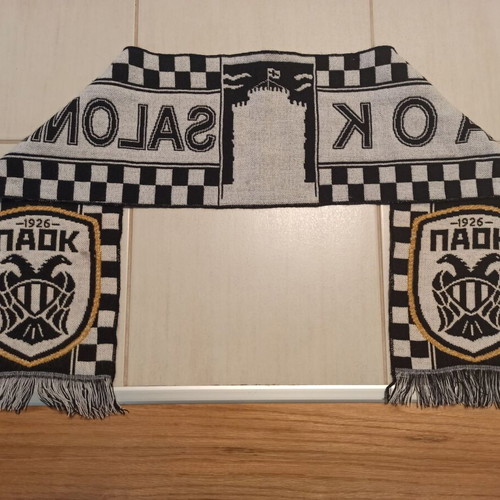 PAOK Thessaloniki scarf used, authentic