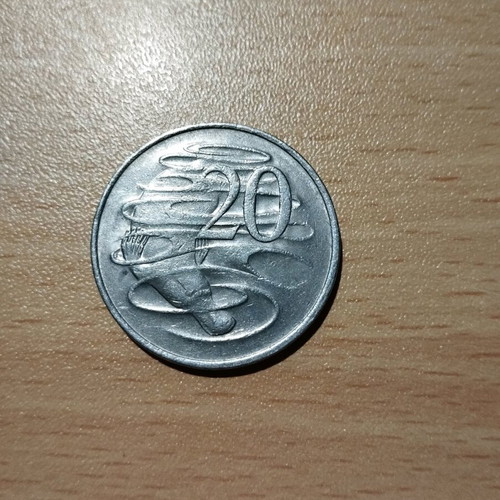 20 Cents Elizabeth II Australia 1980 coin used