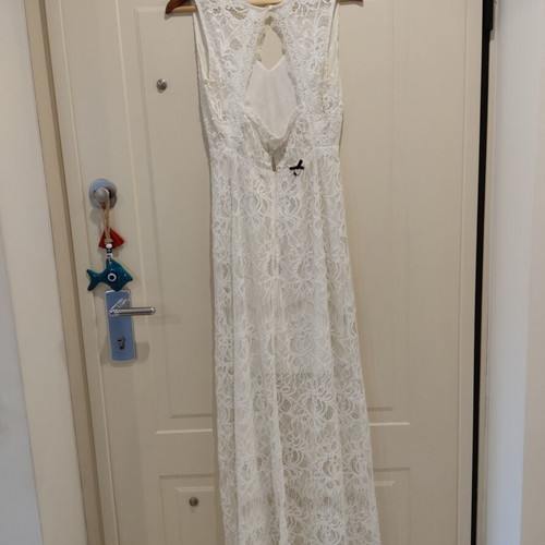 Maxi dress Lynne made in Greece like new, lace with lining