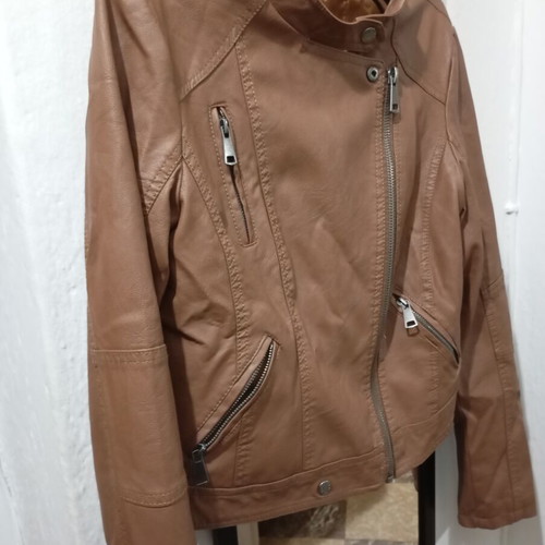 Leather jacket Desiree camel color size L like new