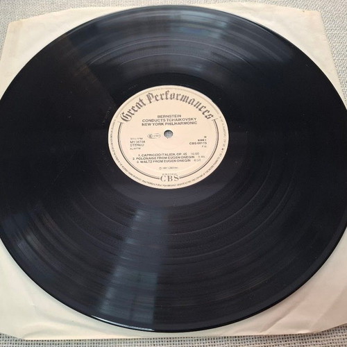 Tchaikovsky Rimsky-Korsakov Bernstein Capriccio Italien Capriccio Espagnol LP like new