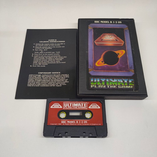 Alien 8 for BBC Micro Model B used, Ultimate Play the Game vintage
