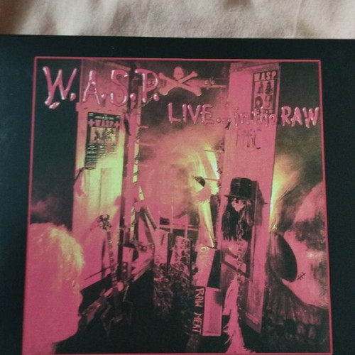 W.A.S.P. Live...In The Raw Diggi reissue like new, metal