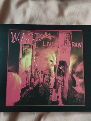 W.A.S.P. Live...In The Raw Diggi reissue like new, metal
