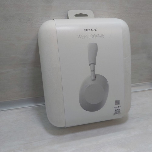 Sony WH-1000XM6 Platinum Silver wireless headphones