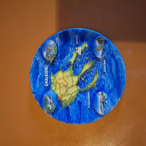 Decorative wall plate Chalkidiki like new