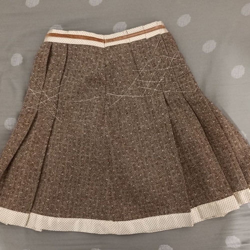 Sprider Girl wool girls' skirt for 12 years old, like new, brown