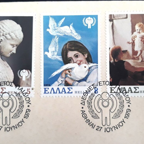 First Day Cover International Year of the Child 1979, 3 stamp set new