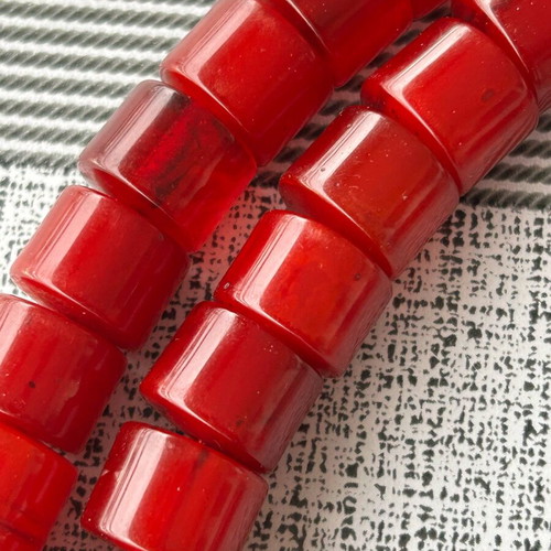 Mastic-Miski Kompoloi used with authentic red beads and old rod