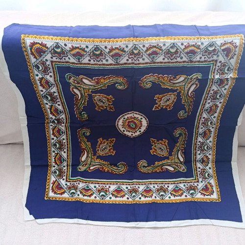 Headscarf like new, blue, size 66/62 cm
