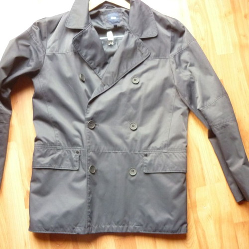 Men's Gap jacket black shiny used S/M